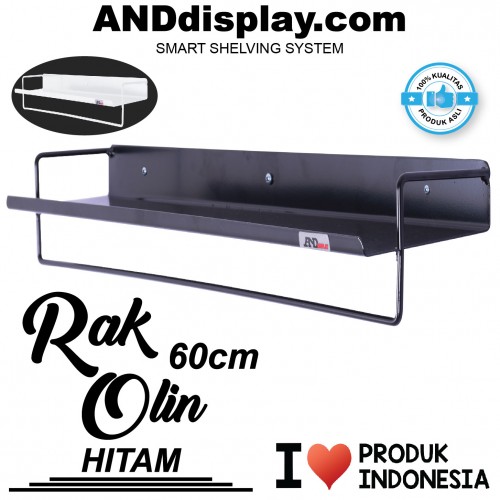 RAK OLIN 60CM RAK BUMBU DAPUR KAMAR MANDI DINDING GANTUNG